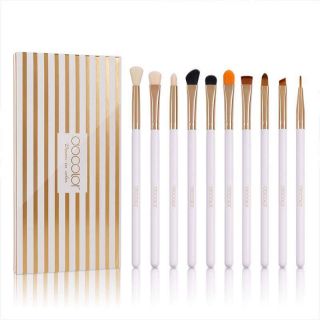 Bộ cọ trang điểm mắt chuyên nghiệp 10 cây cao cấp DOCOLOR 10 Pieces Eye Makeup Brush Set