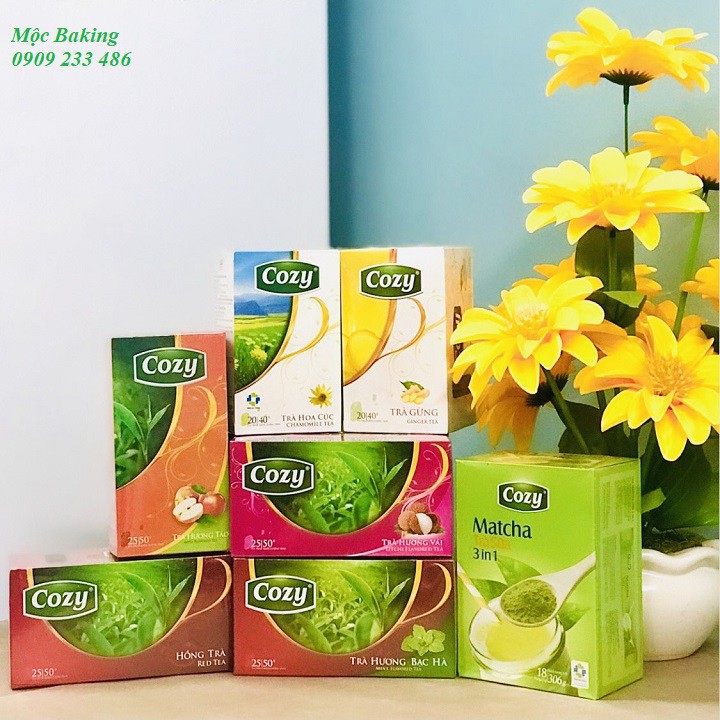 Trà cozy 50g nhiều loại hương