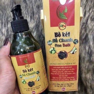 Dầu Gội bồ kết xả chanh hoa bưởi_ Nhiều bọt; thơm