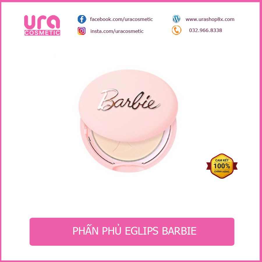 Phấn Phủ Nén Eglips x Barbie Blur Powder Pact 9g