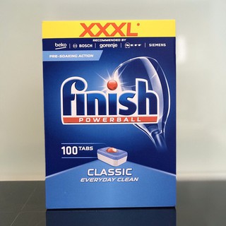 Viên rửa bát finish 100 viên (tích hợp bột bóng tđ somat alio) dùng cho máy rửa bát