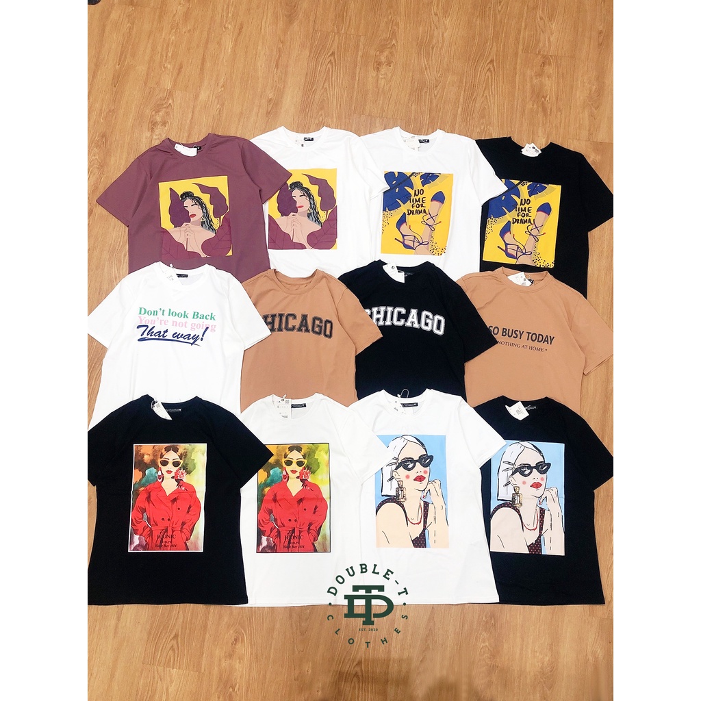 Áo thun Zara VNXK form Unisex nhiều hình - vải thun cotton full tag