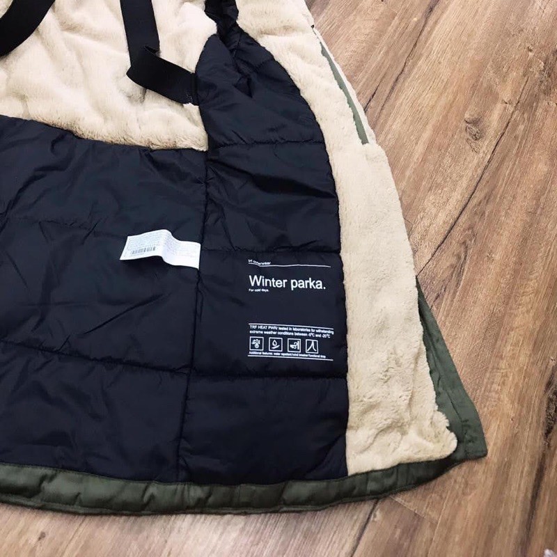 Áo parka nữ zara xuất khẩu áo khoác parka lót lông -AK4