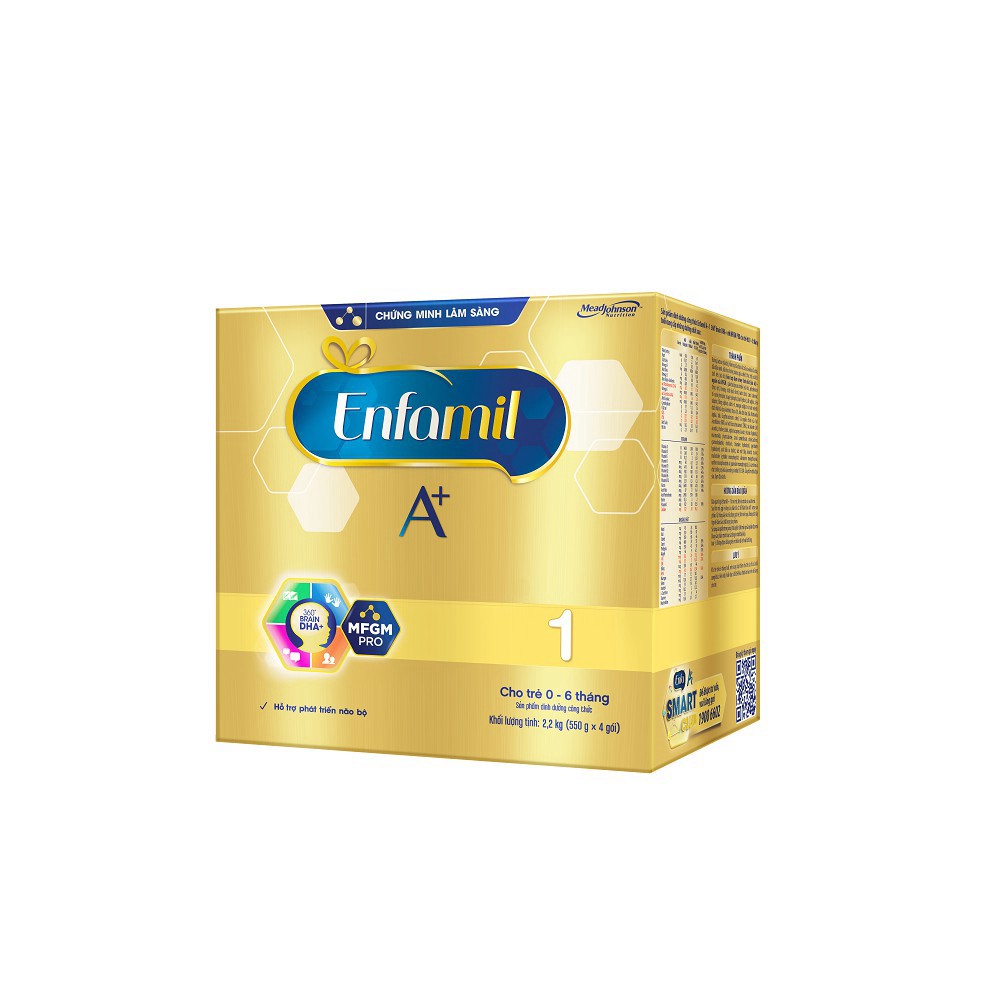 tuan0113 Sữa bột Enfamil A+ 1 Hộp giấy 2.2kg tuan0113