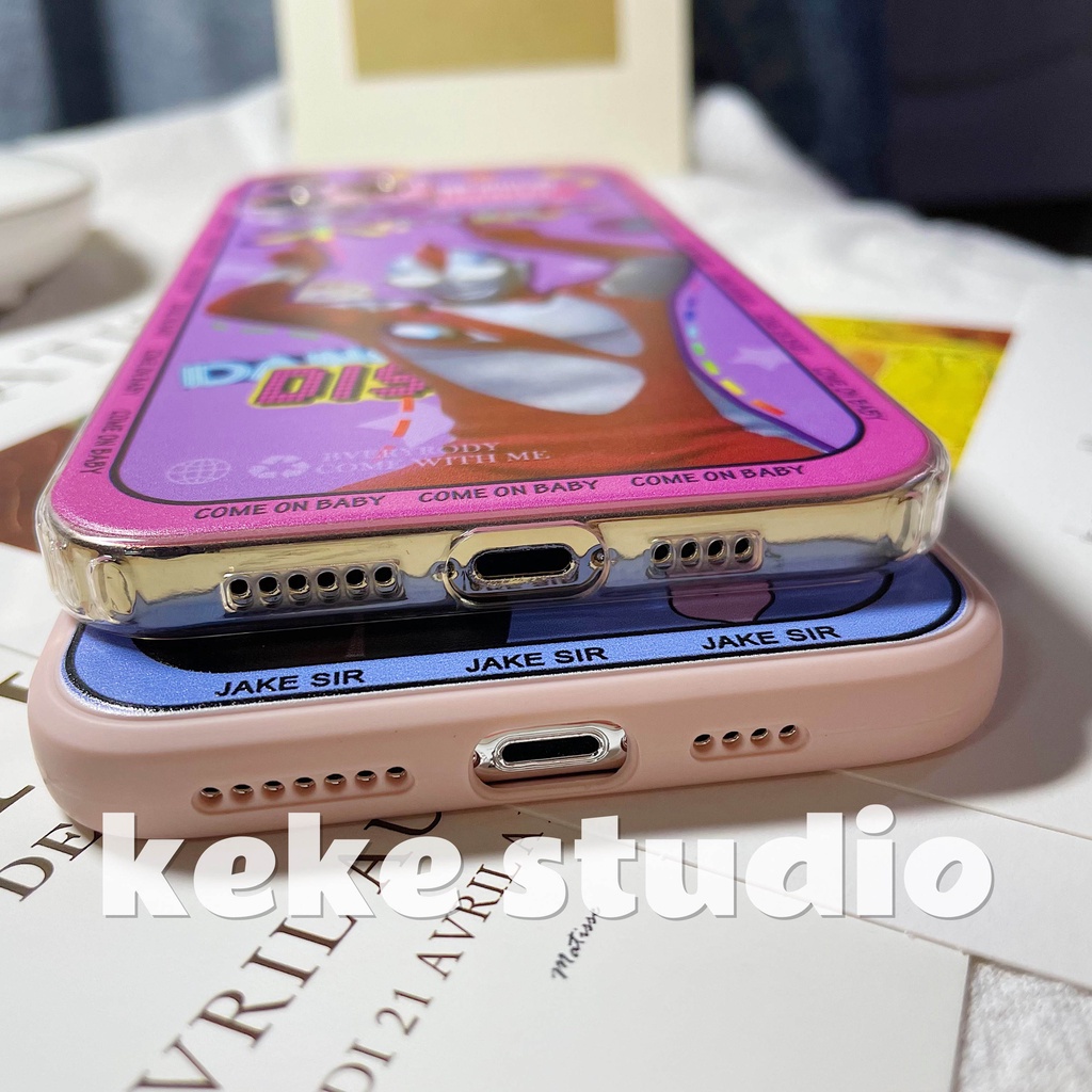 Ốp điện thoại in hình siêu nhân điện quang cho iPhone 13/12/11 promax XS/XR/6S/7 plus/8 plus