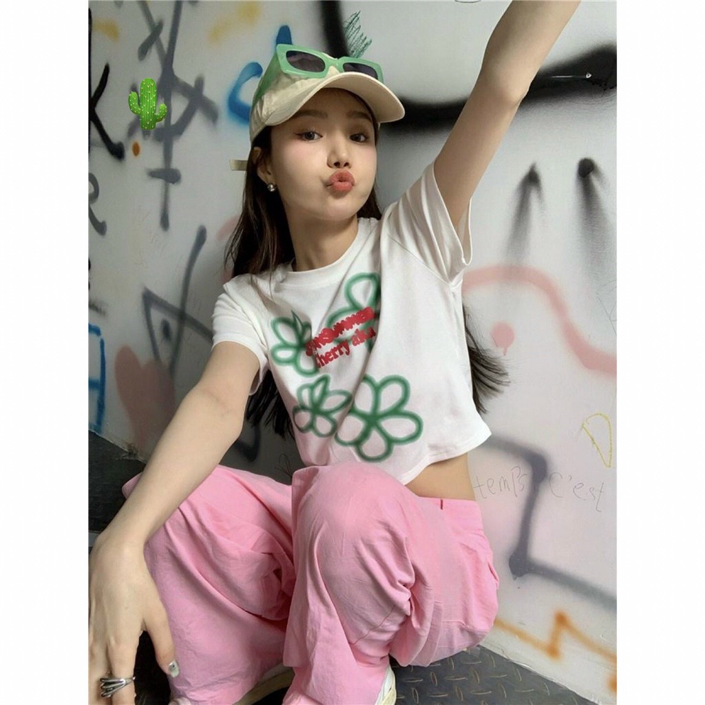 Áo thun gân HOA MẶT CƯỜI MAGB0705200