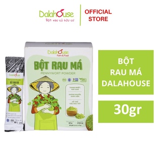 Bột rau má nguyên chất sấy lạnh dalahouse gói nhỏ 3g tiện lợi - bột rau má uống liền