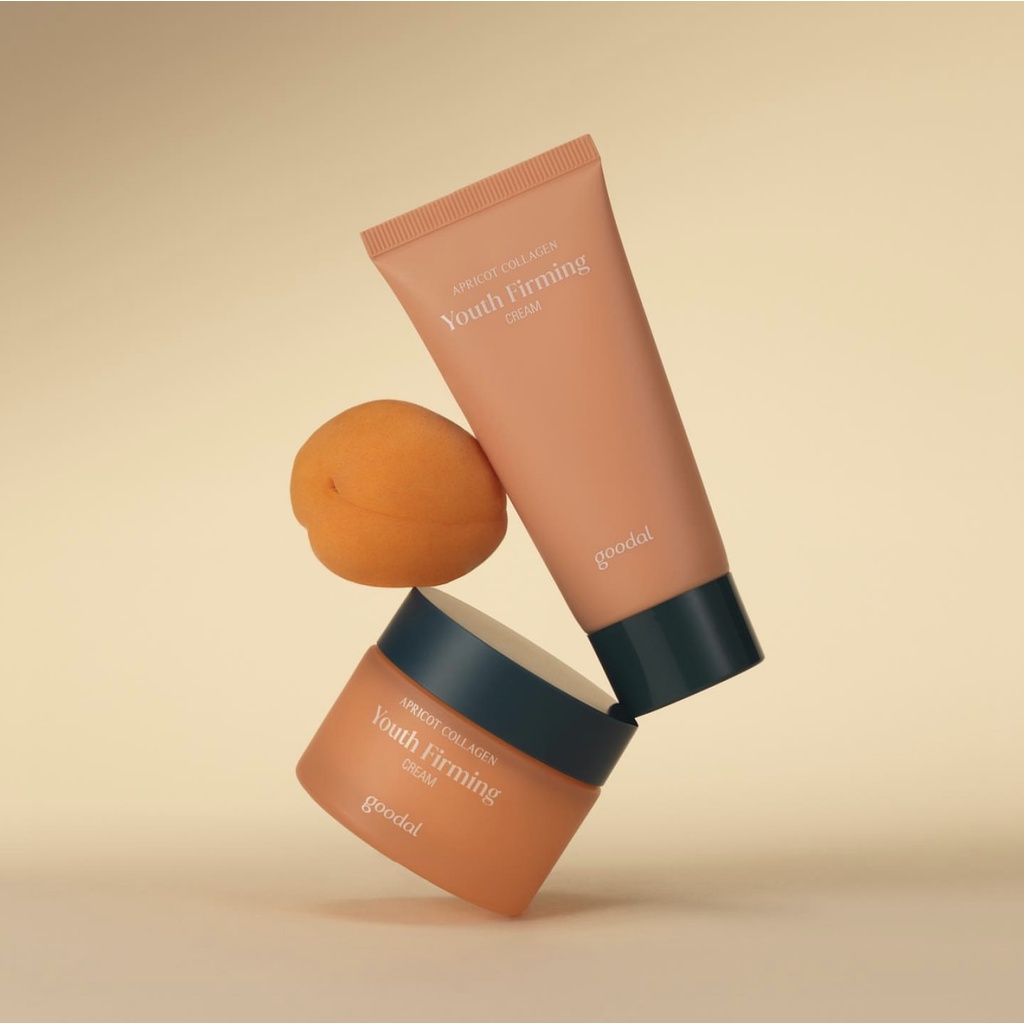 Kem dưỡng chống lão hoá giúp trẻ hoá da GOODAL Apricot Collagen Youth Firming Cream 50mL