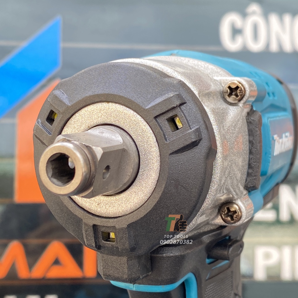 Máy Siết Bulong, Máy bắn bulong Makita, mẫu mới mạnh mẽ và êm hơn, Pin 20v 10Cell, Động cơ không chổi than