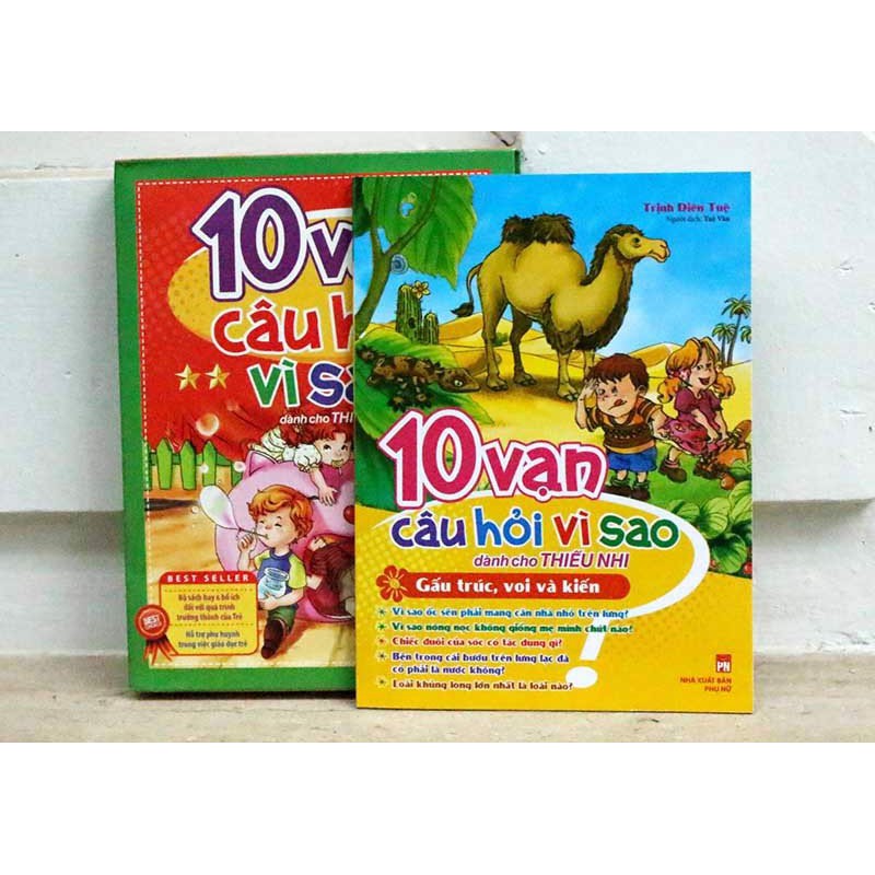 Sách: Combo 10 Vạn Câu Hỏi Vì Sao Tập 2 (Hộp 5 Cuốn)