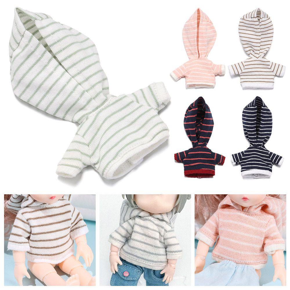 Áo Hoodie Thời Trang Xinh Xắn Cho Búp Bê Tỉ Lệ 1 / 11 1 / 12 12~16cm