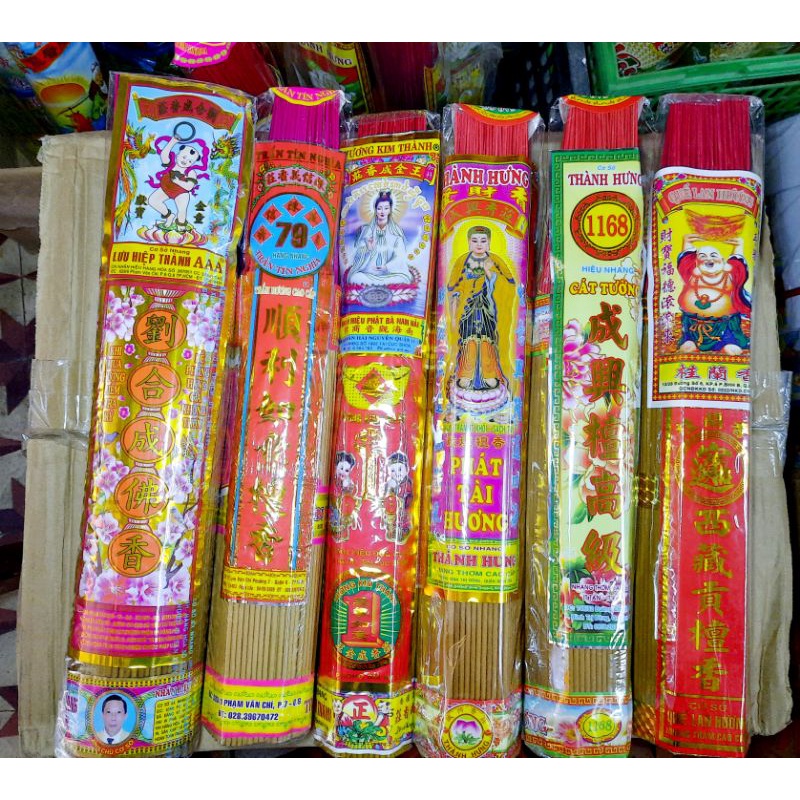 Nhang thơm trầm nhiều mẫu 4 tấc