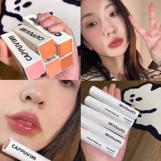 Son bóng Cappuvini dưỡng ẩm môi mềm mịn không khô môi chứa vitamin lên màu đẹp nội địa Trung