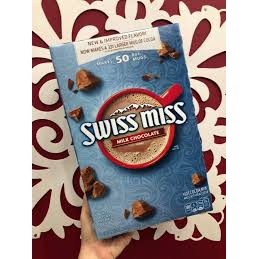 BỘT CACAO SWISS MISS HOT COCOA MIX MILK CHOCOLATE 50 gói 1.95kg