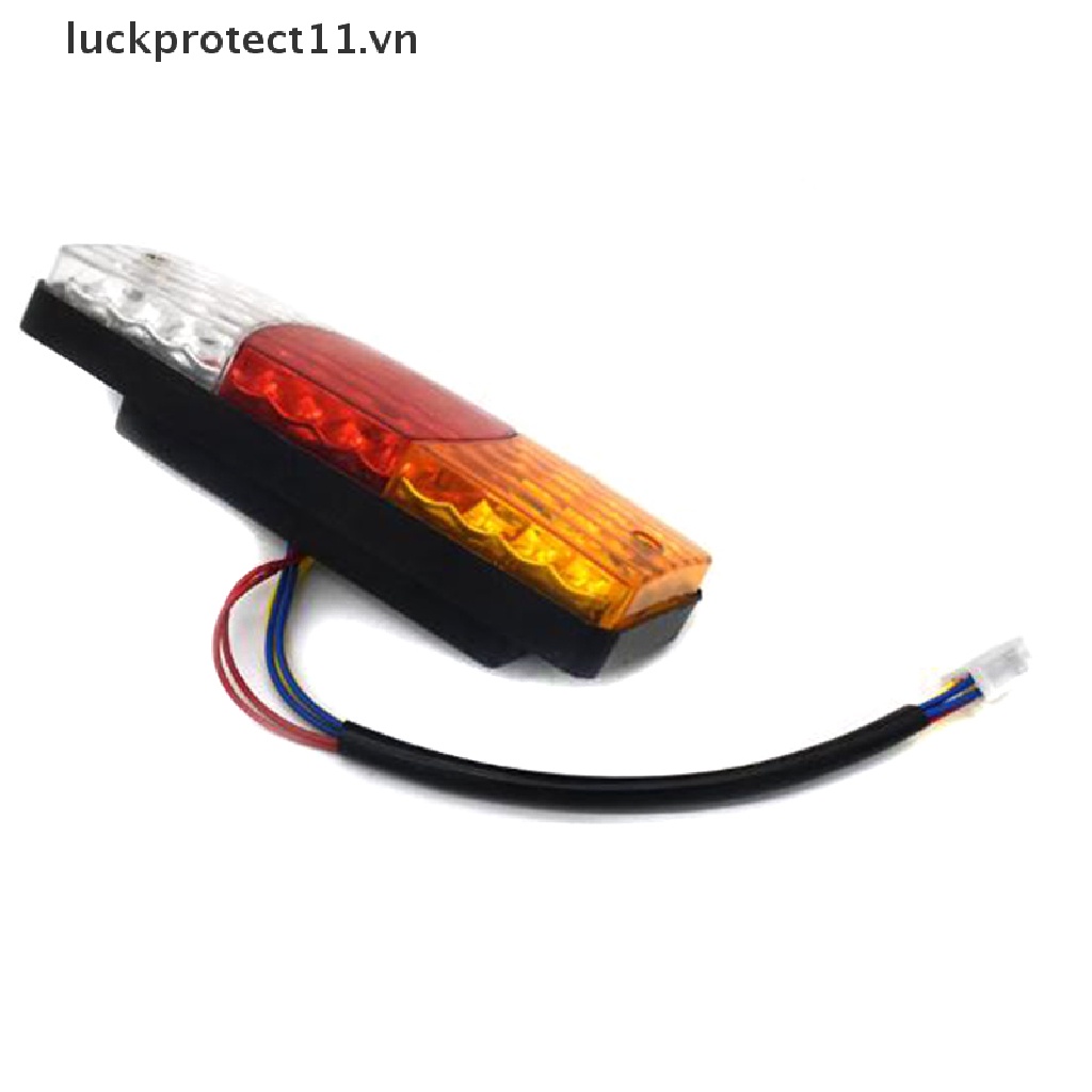 Đèn LED Tín Hiệu 12V 3 Màu Chống Thấm Nước Gắn Đuôi Xe Mô Tô