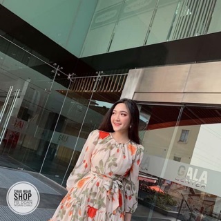 Váy hoa xuân cho các nàng thêm xinh đẹp