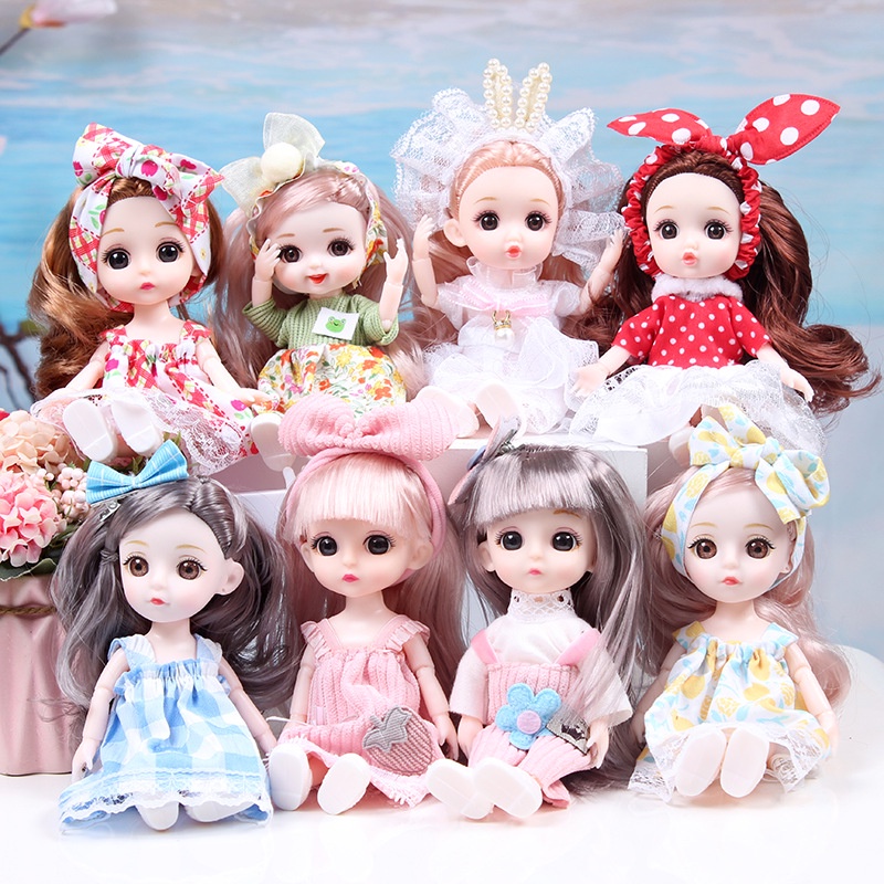 Bộ Đồ Chơi Búp Bê Barbie 16Cm Gyly380