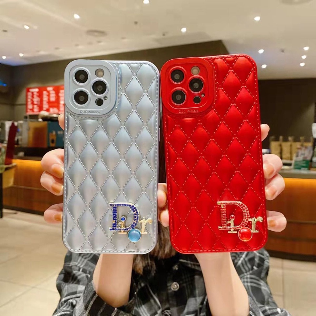 Ốp lưng điện thoại iphone giả da quả trám gắn chamr 7plus x xsmax 11 11promax 12 12pro 12promax 13 13pro 13promax DT17