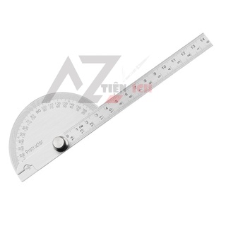Thước đo góc , thước đo độ 180 độ bằng thép không gỉ - thước ke góc