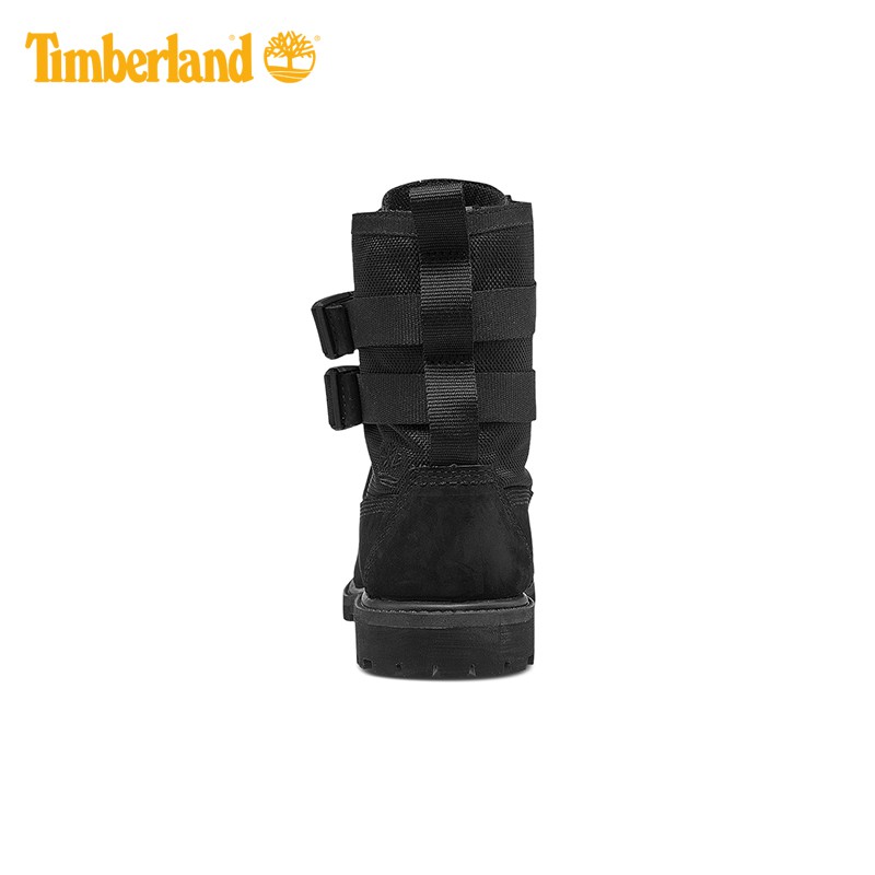 Giày Boot Nữ Cổ Cao Jayne Double Buckle Màu Đen Timberland TB0A22XA