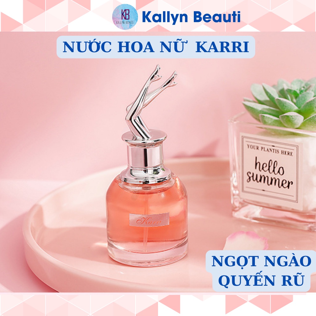 [Bạn mới nhập COSHBM -50% đơn 0Đ] Nước Hoa Karri Chân dài Xịt Thơm Lưu Hương Sang Chảnh