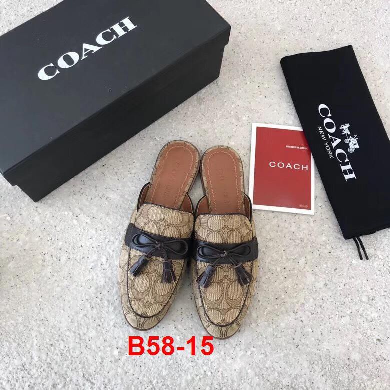 [ giayhoanang.vn ] B58-15 Coach dép sục bệt siêu cấp ( ORDER 1 TUẦN )