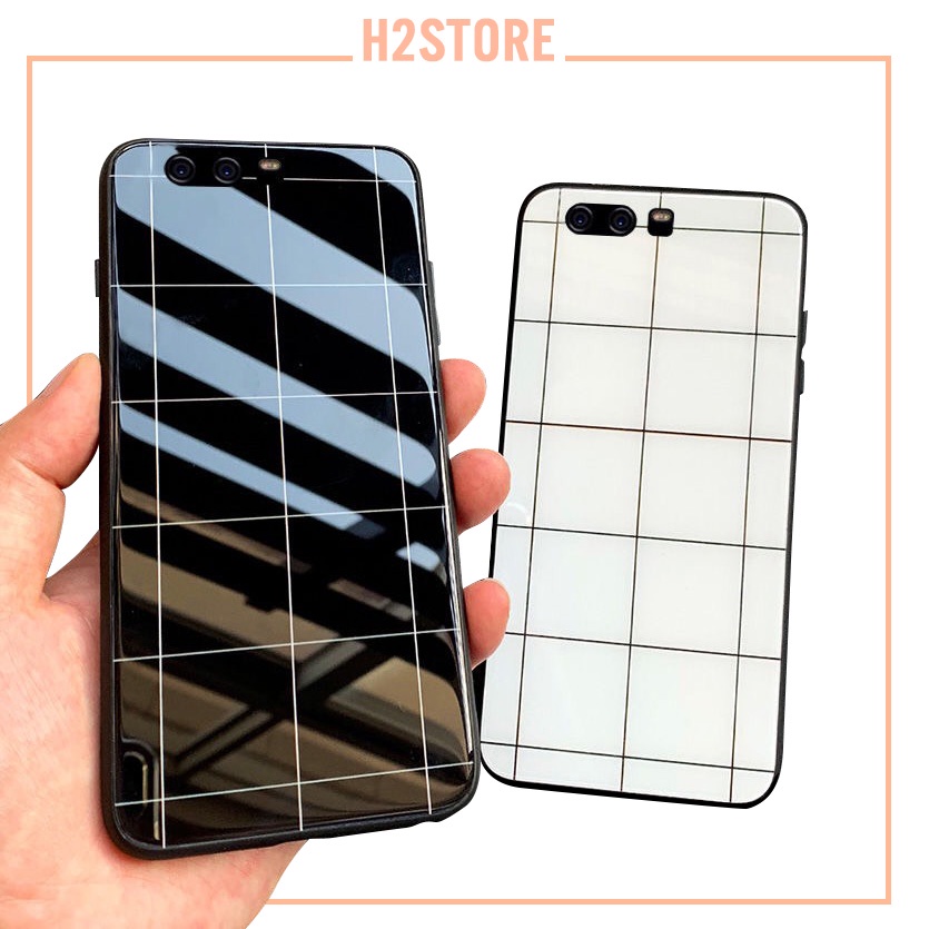 Ốp iphone kính kẻ caro cho iphone 6 s plus 7 8 plus Xr X s max 11 11 pro max 12 mini 12 pro max Se2