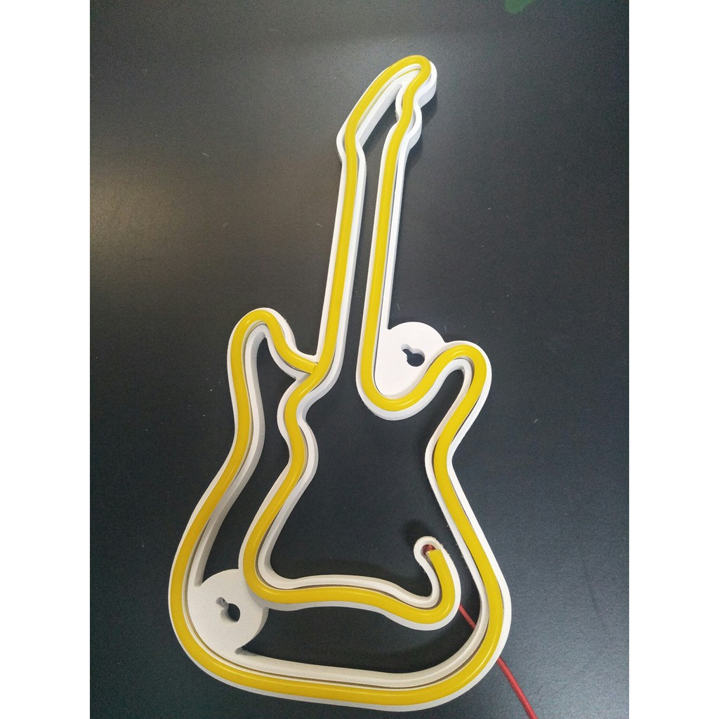 Đèn led neon trang trí, led neon decor, led neon cho phòng ngủ, phòng khách, quán xá,led neon mini đàn ghita