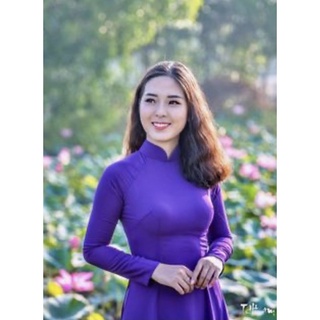 Áo dài tím giá rẻ nhất thị trường