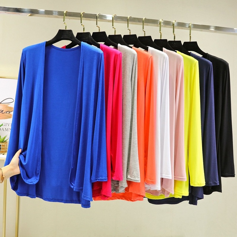 Áo cardigan Dáng Dài Rộng Chất Liệu cotton Phong Cách Hàn Quốc 2022 Thời Trang Dành Cho Nữ