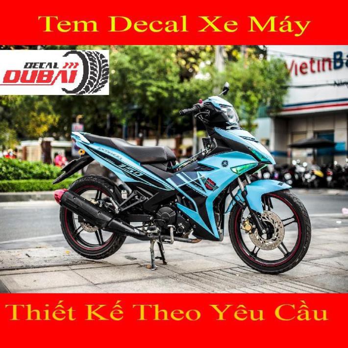 Tem trùm Dán Exciter 150 Xanh Đẹp