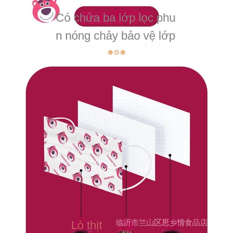 Set 10 Khẩu Trang Ba Lớp Chống Bụi Bảo Vệ Mũi Dùng Một Lần