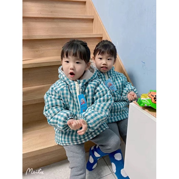 Áo hoodie trần lớp giữ nhiệt ấm cho bé trai bé gái hàng quảng châu
