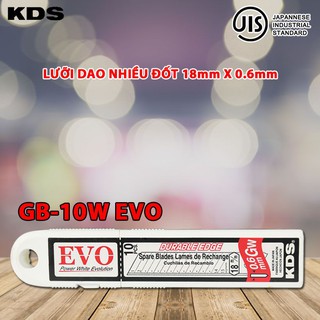 Lưỡi dao nhiều đốt 18mm x 0.6mm kds gb-10wevo