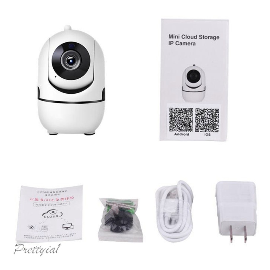 Camera Không Dây Wifi 1080p Ptz Ip P2P Đầu Cắm Us