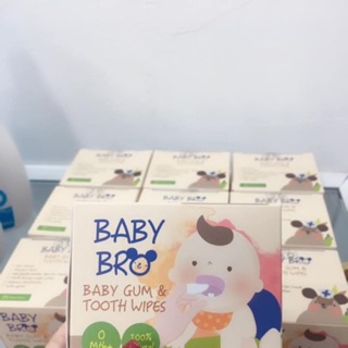 Gạc Rơ Lưỡi Baby Bro Hộp 25 Miếng - Chính Hãng Hàn Quốc