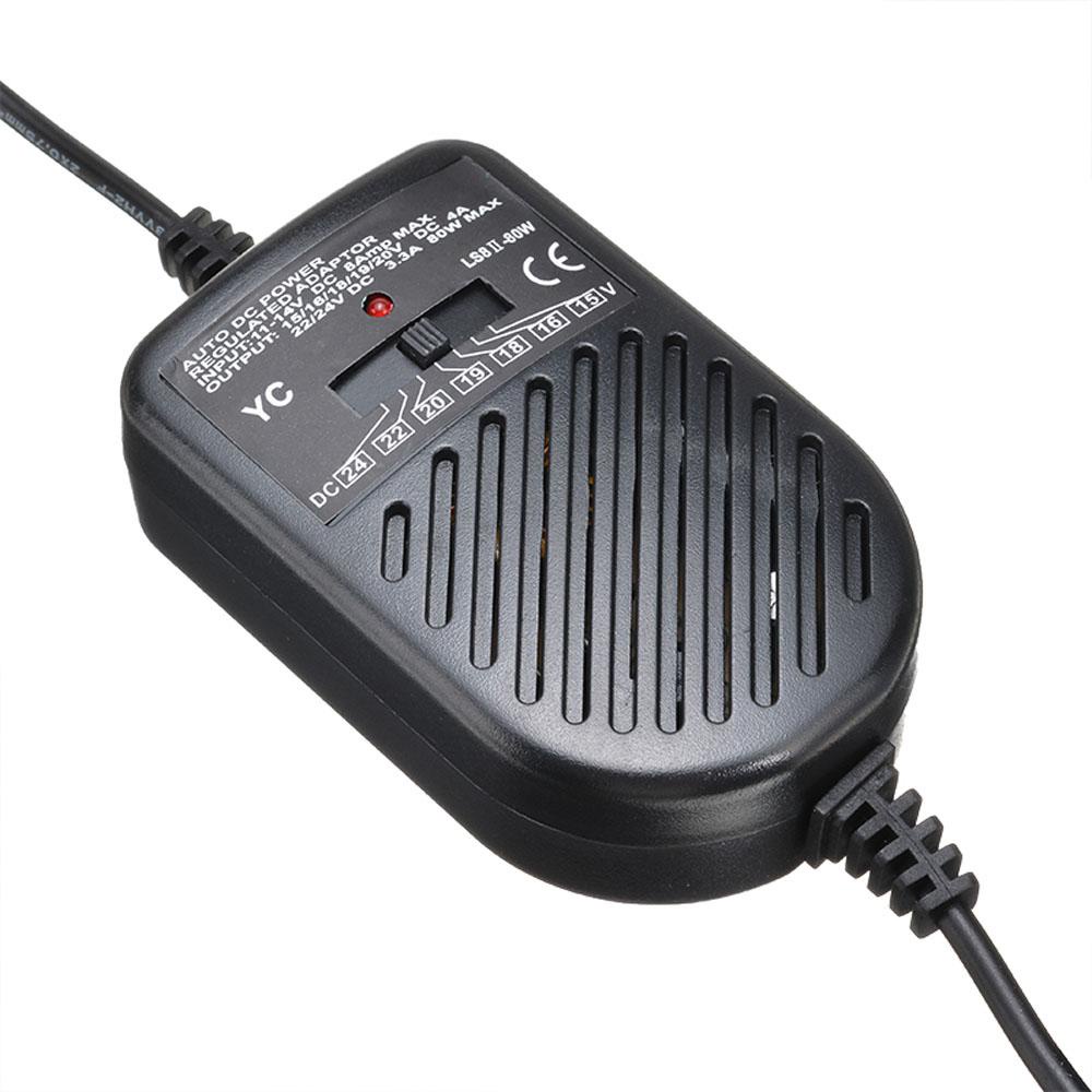 Bộ Sạc Chuyển Đổi Nguồn DC 80W Đa Năng Chất Lượng Cao Cho Laptop Xe Hơi