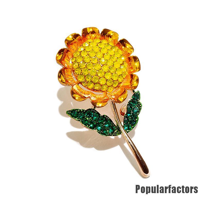Ghim Cài Áo Hình Hoa Hướng Dương Thời Trang