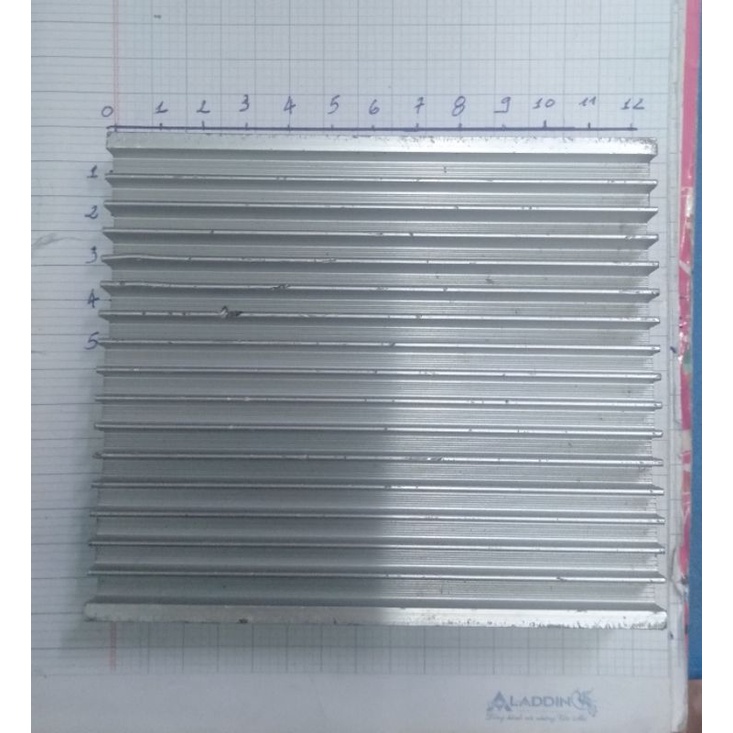 Nhôm tản nhiệt nguyên khối 350gr