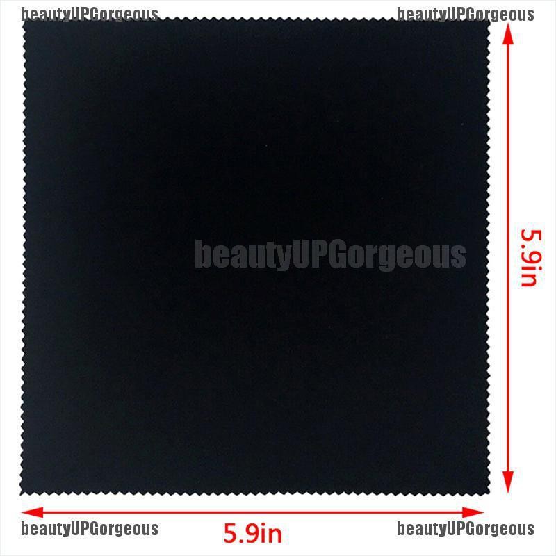 Set 10 tấm vải đen lau mắt kính tiện dụng