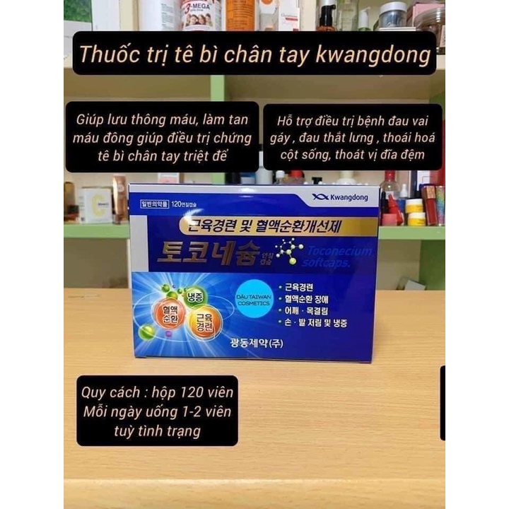 Viên Uống CHỐNG TÊ BÌ CHÂN TAY KWANGDONG Hàn Quốc