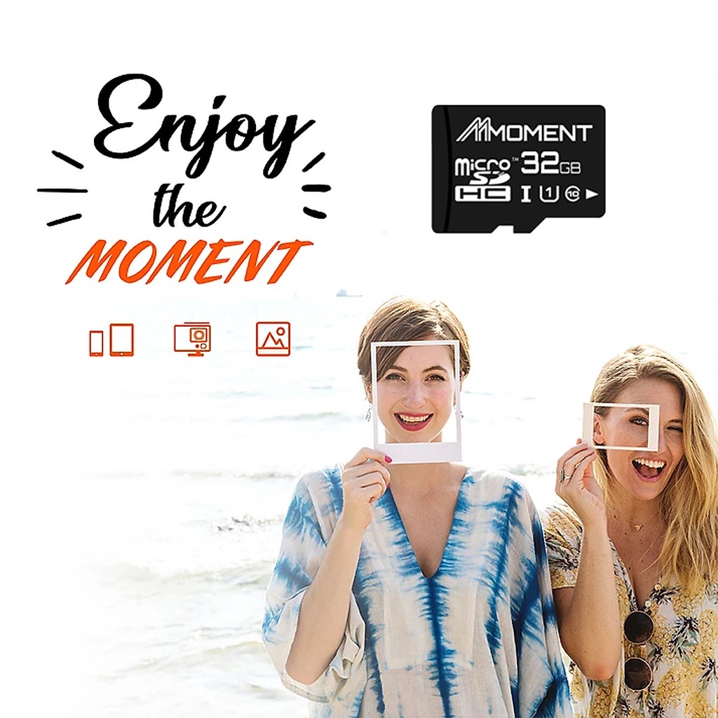 Thẻ nhớ 32GB MicroSDHC U1 Moment 90Mb/s - Hãng phân phối chính thức
