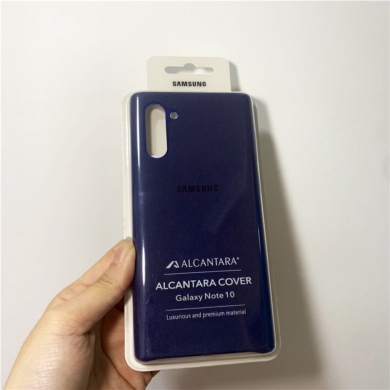 Ốp điện thoại Alcantara bằng da lộn cho Samsung Galaxy Note 10 Plus S10