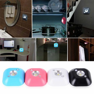 HD Mini Wireless LED Sensor Night Light Lamp PIR Infrared Battery Powered Motion Sensor Wall Light