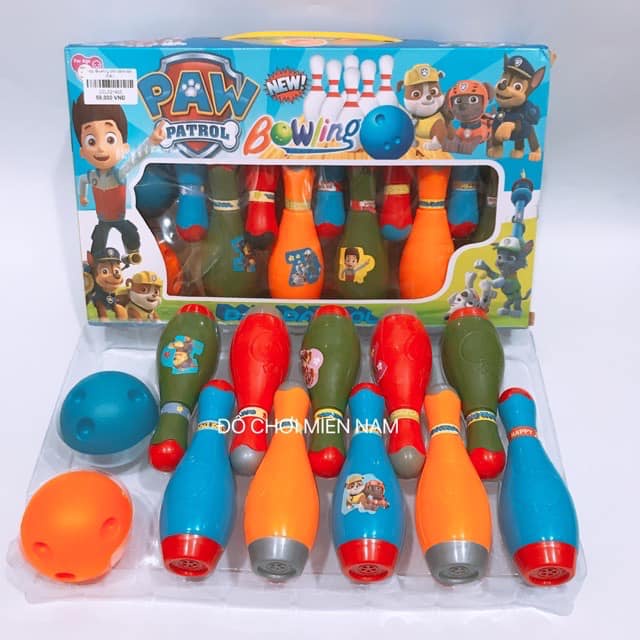 Hộp Đồ Chơi Bowling Chó PAW PATROL Cho Bé