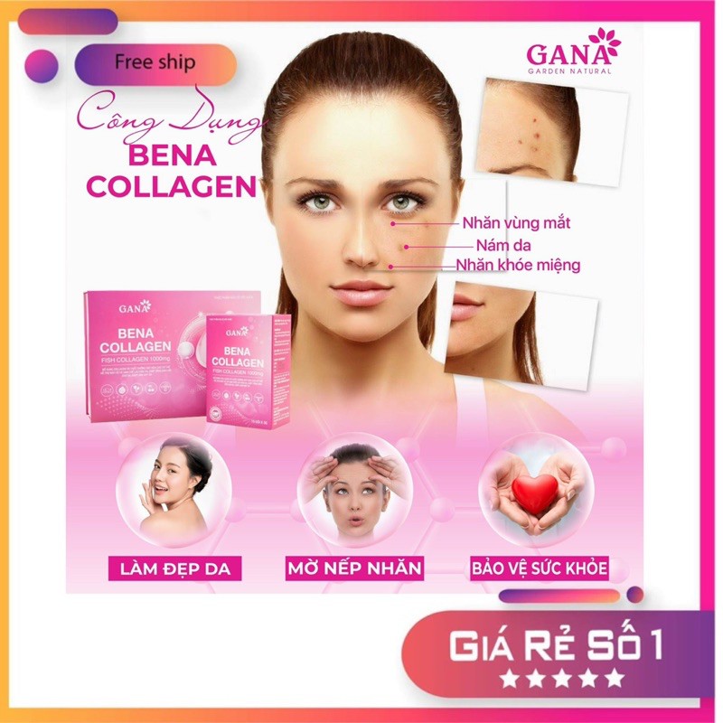 [FREESHIP] COMBO 3 hộp collagen- ngăn ngừa quá trình lão hoá d