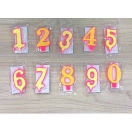 Nến số từ 0-9