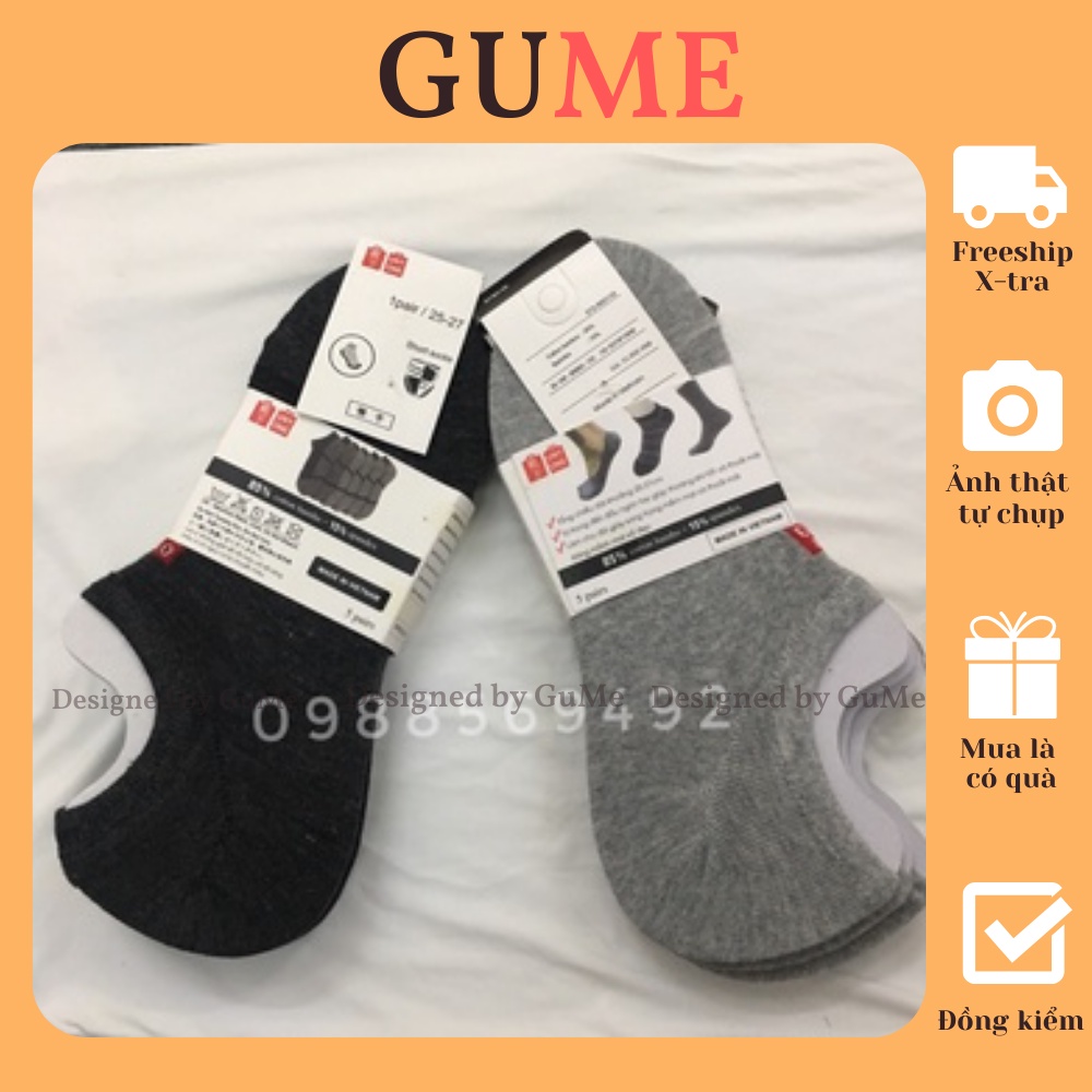 COMBO 10 ĐÔI Tất lười ngắn nam nữ chất cotton thấm hút co giãn tốt kháng khuẩn chống hôi chân