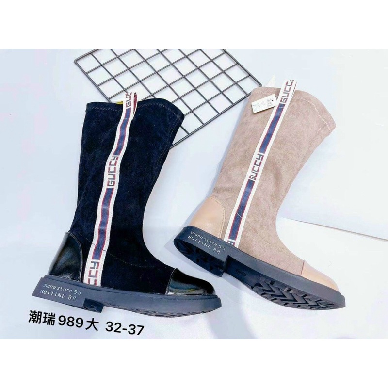 Sale Boot đùi bé gái da lộn mềm,hàng loại 1 có ảnh thật shop chụp
