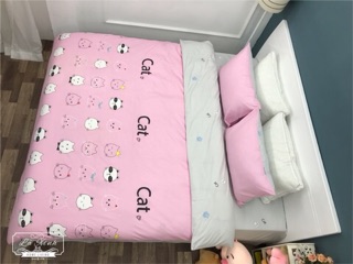 Set Chăn Ga Gối Cotton Lụa !!(ảnh chụp thật)